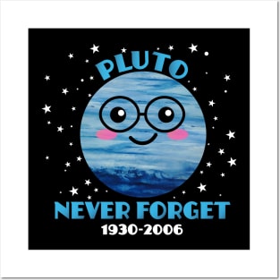 Pluto Never Forget Posters and Art